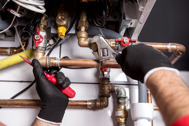 Bathroom and kitchen plumbing installation